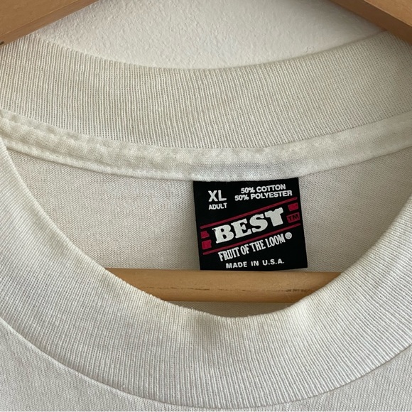 Vintage 90’s School “Earth Day 1994” Best Fruit of the Loom Black Tag Sz XL - Picture 5 of 10